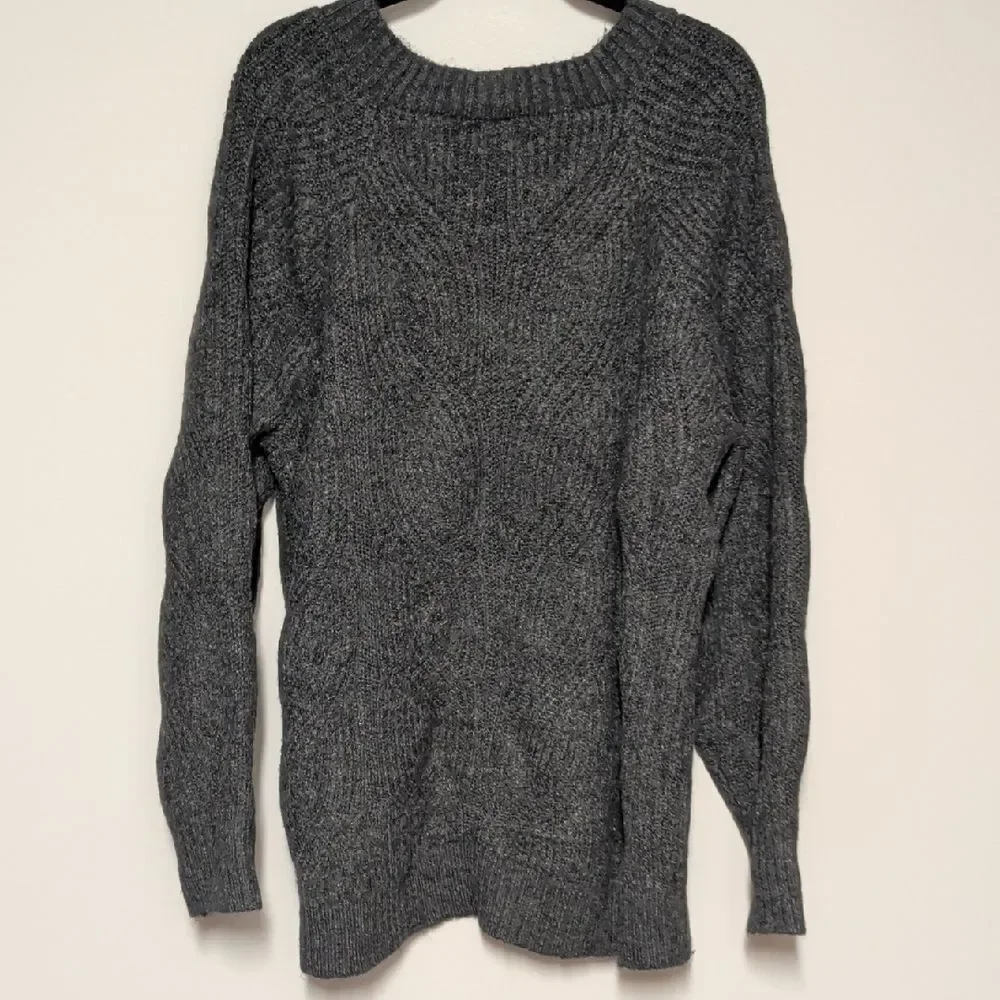 Market & Spruce Heather Gray Sweater - Picture 5 of 8